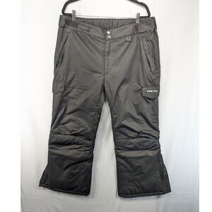 ARCTIX Mens Ski Snow‎ Pants Black Regular Fit Size XXL 2TG Waterproof Insulated
